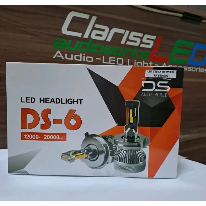 LED V18 LX H4 WHITE 12V