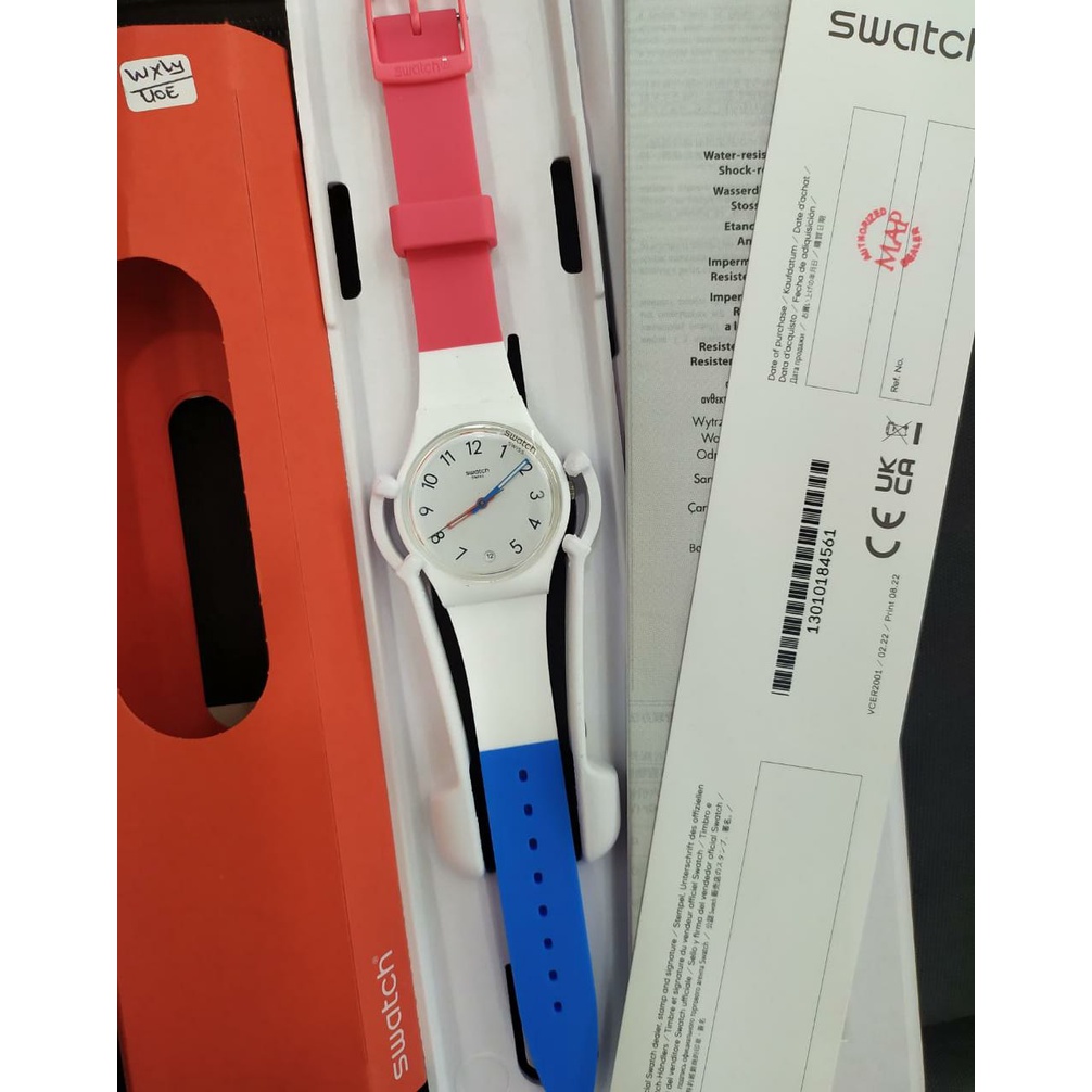 Jam Tangan Wanita Swatch SO28W400 GENT IN THE BLOCK Original