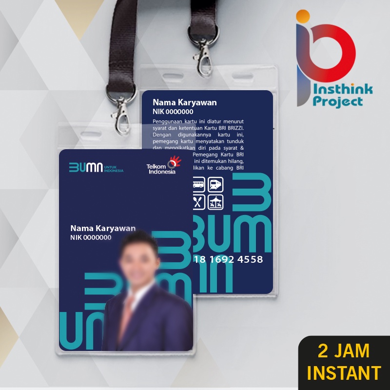 ID CARD CUSTOM PVC Print UV MURAH UNIK LUCU KEREN VIRAL