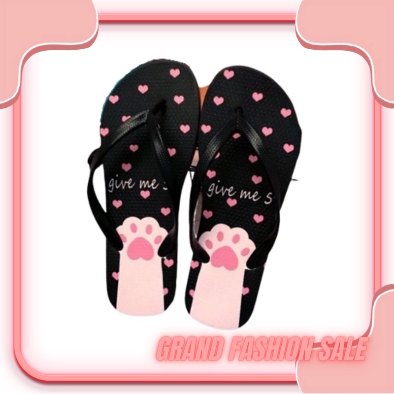 [LOKAL] DOMMO - D5063 Sandal Slipper Motif CAKAR Promo New Give me