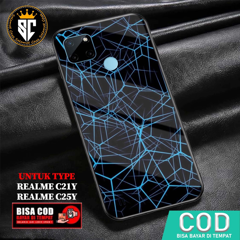 Case Realme C21Y C25Y Casing Realme C25Y C21Y Selamet Case [ABSTRK] Case Glossy Case Aesthetic Custo