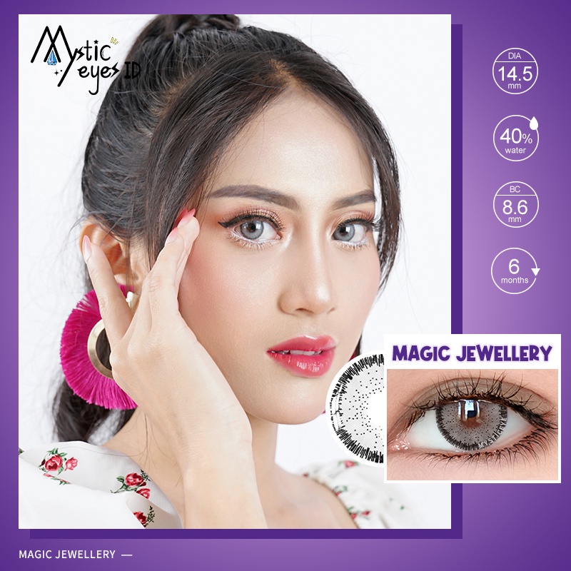 [✅COD] MYSTICEYES SOFTLENS COLORFUL MAGIC SERI LENSA KONTAK  BIG EYES COLOR CONTACT LENS 14.5MM (NORMAL)