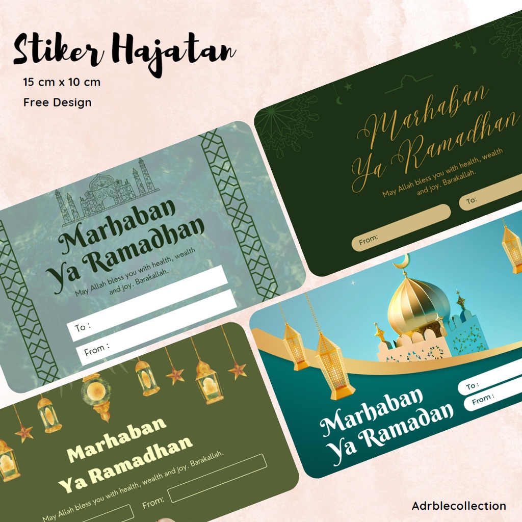 

Custom Stiker Label Hajatan