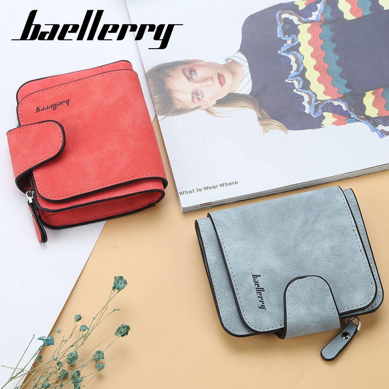 BAELLERRY N2346 Dompet Wanita Kecil Bahan Kulit PU Leather Premium WATCHKITE WKOS