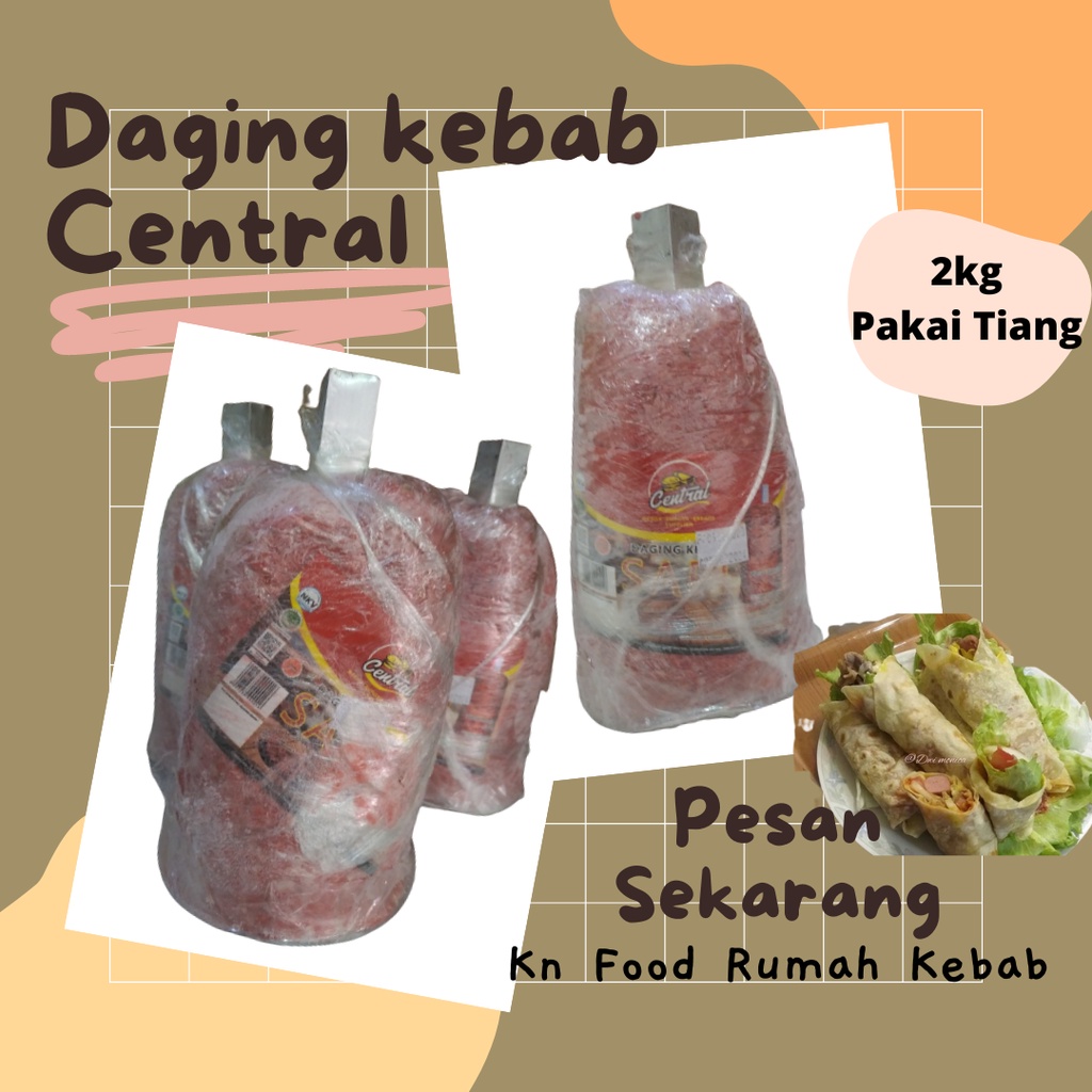 

Daging Kebab Central 2kg Khusus Gojek Gokilat.