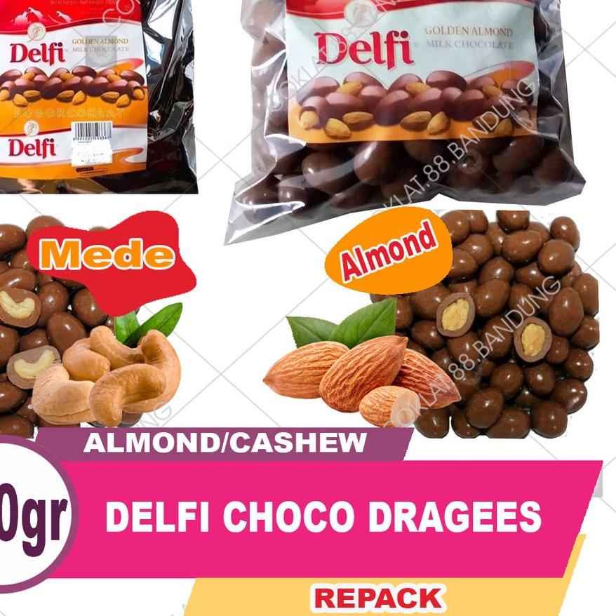 

♛ Delfi Almond 500gr Coklat Kiloan 500 gr, Delfi Mede 500 gram Choco Dragees Kemasan Repack 500g ☞