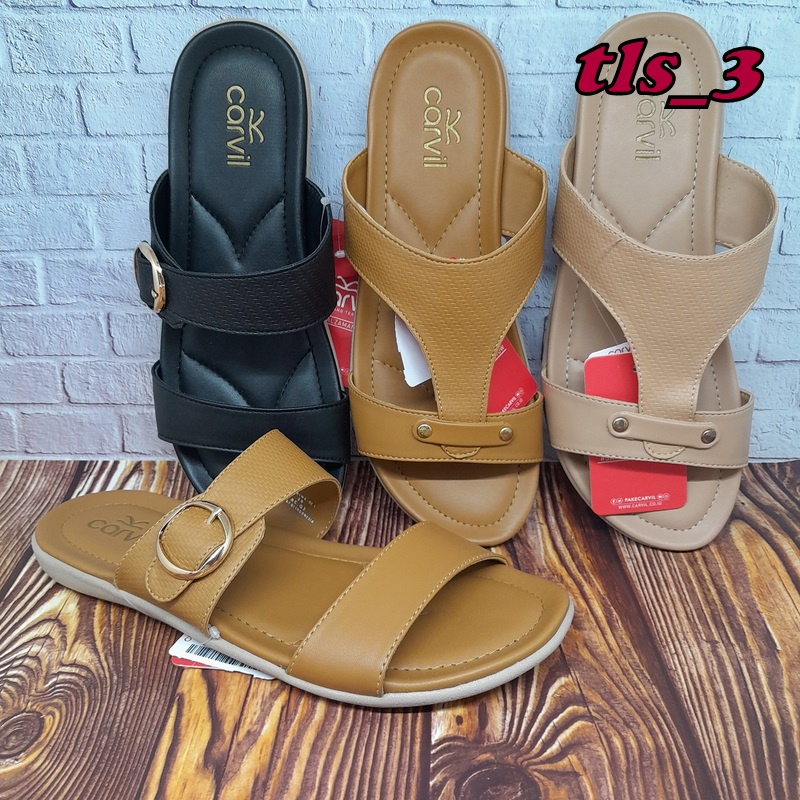 Sandal Carvil Wanita Clarine Virnika 36-40 Original