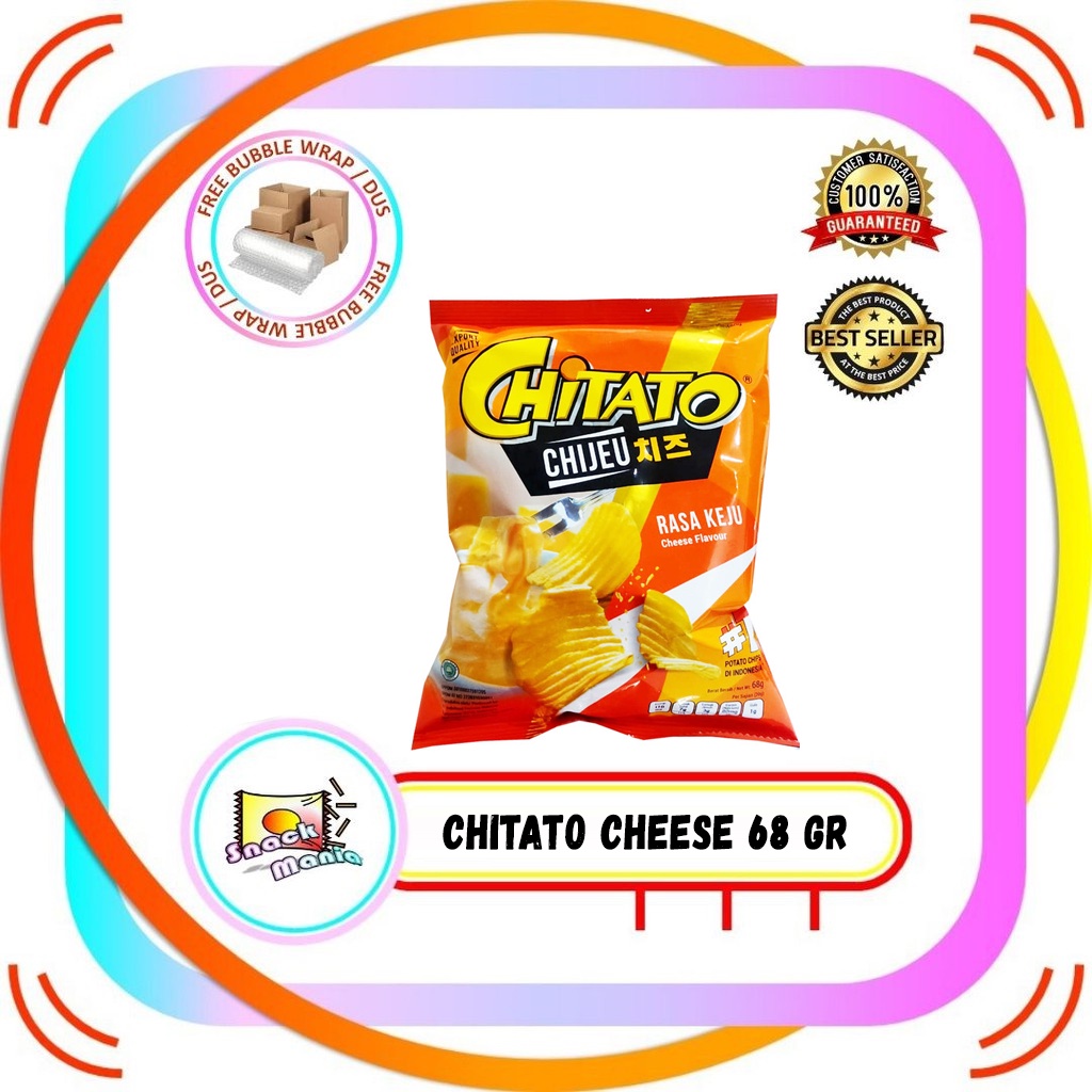 

Chitato Potato Chips Cheese 68 gr Kripik Kentang Keju Keripik