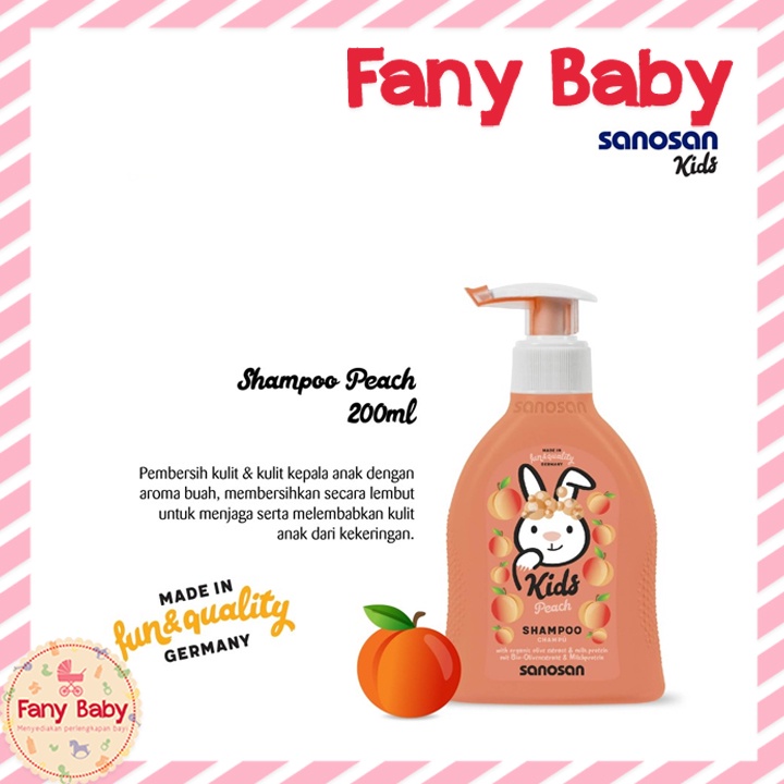 SANOSAN KIDS SHAMPOO 200ML