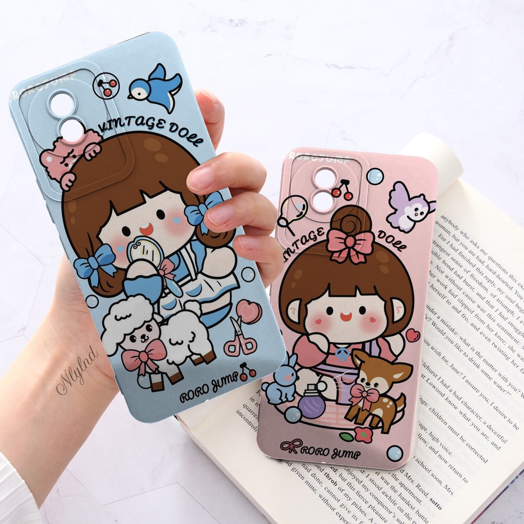 Casing Hp Motif Couple / Case silikon Pro Camera For Vivo Y02 Y16 Y22 Y35 Y19 Y71 Y91 Y83 Y81 (Nc95)
