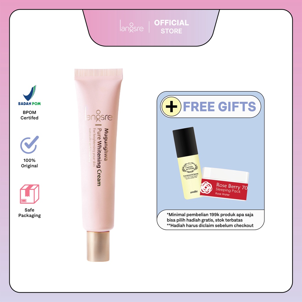 Langsre Mugunghwa Pure Whitening Cream 40g