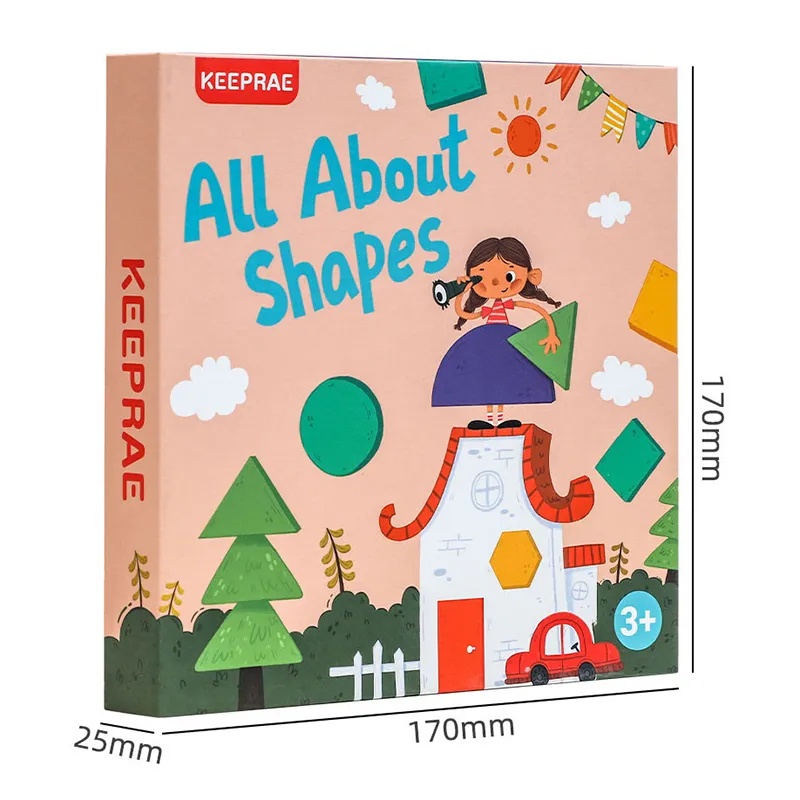 BIANCA - Mainan Edukasi Puzzle Magnet All About Shapes