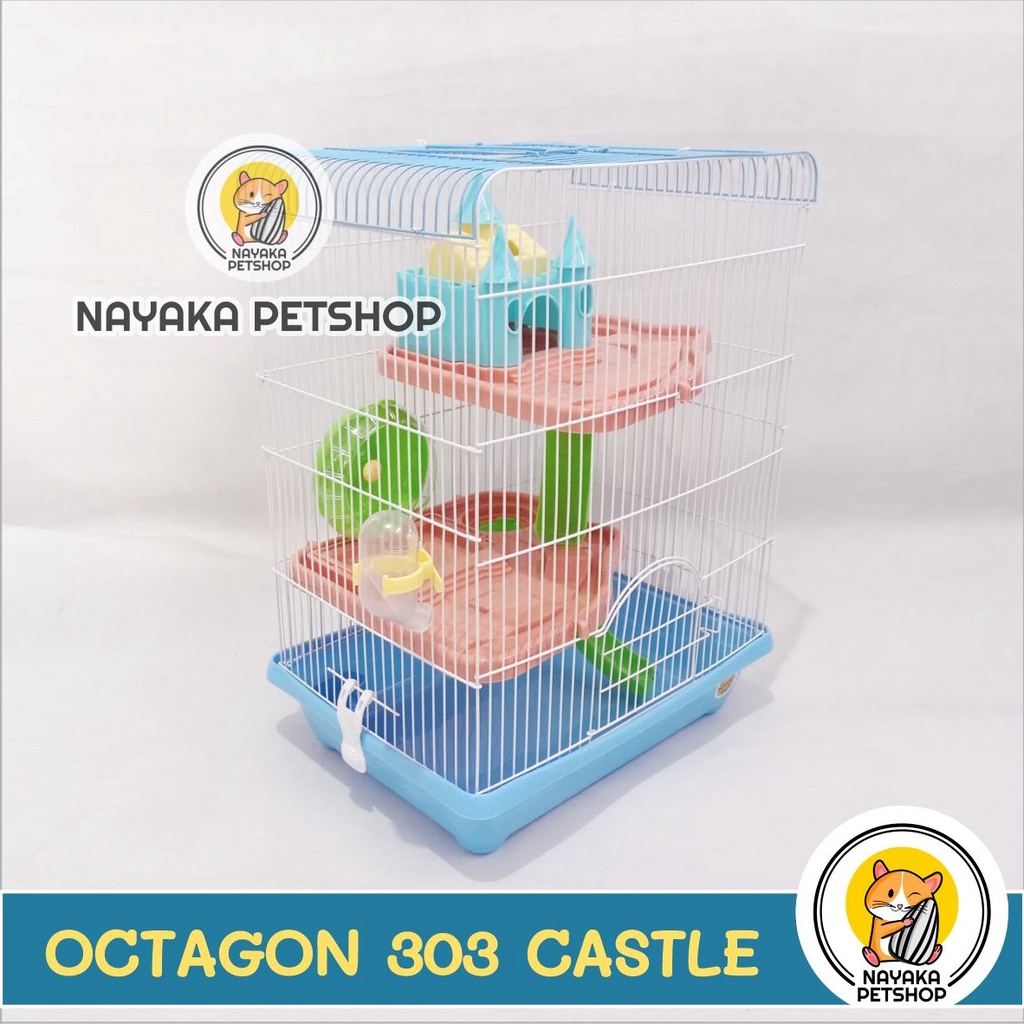 Sweet 303 Castle Kandang Hamster Besar Murah Tingkat 3 Lantai