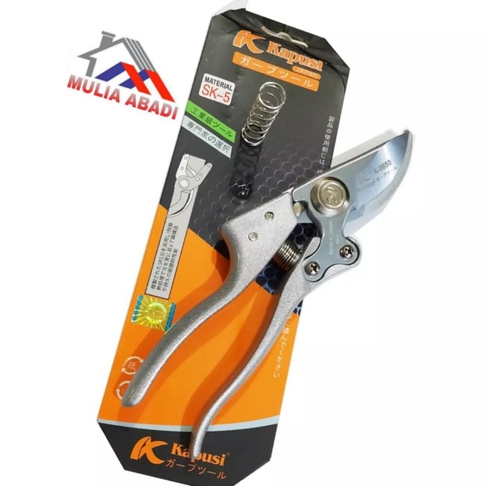 Terlaris Gunting Dahan Kapusi /Gunting Dahan Stainles Stel Kapusi Warna Silver