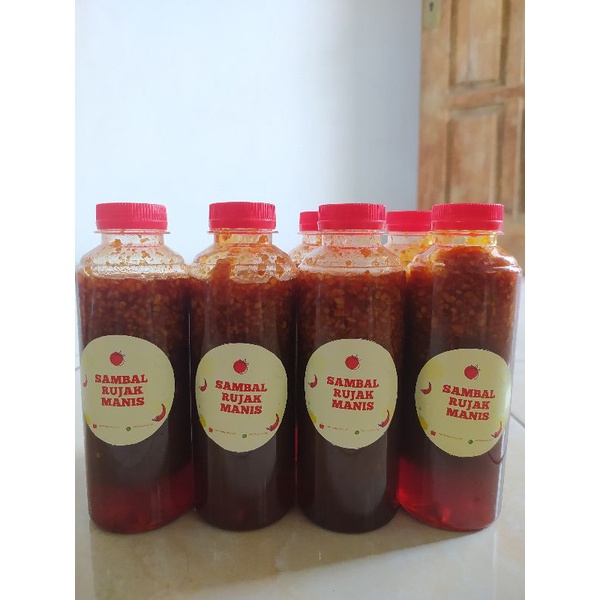 HAYFA - Sambal Cumi Pedas 150 gr Bumbu Rujak Manis 350 gr Sambel Teri Sambal Tongkol Sambel Terasi Hot Mantap Murah Best Seller Grosir Beli satu dapat satu