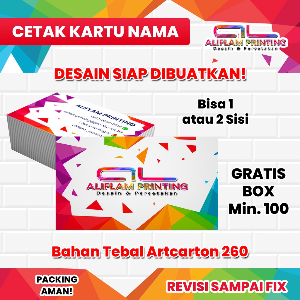 

CETAK KARTU NAMA UKURAN 9 x 5,5 CM GRATIS DESIGN