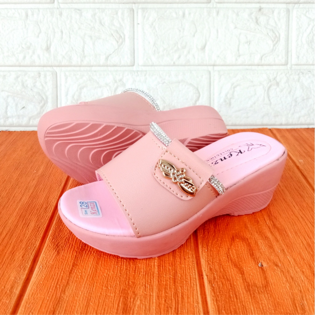Sandal Selop Anak Kenzi Permata Size 26-35 Salem