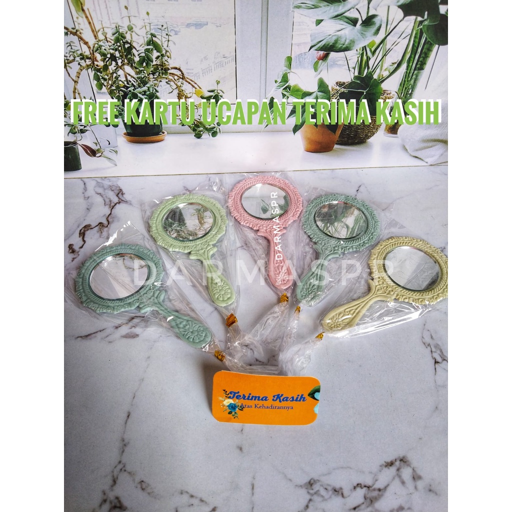 ( isi 50pcs ) KACA BULAT MAWAR WARNA KEMASAN PLASTIK TERMURAH!!!