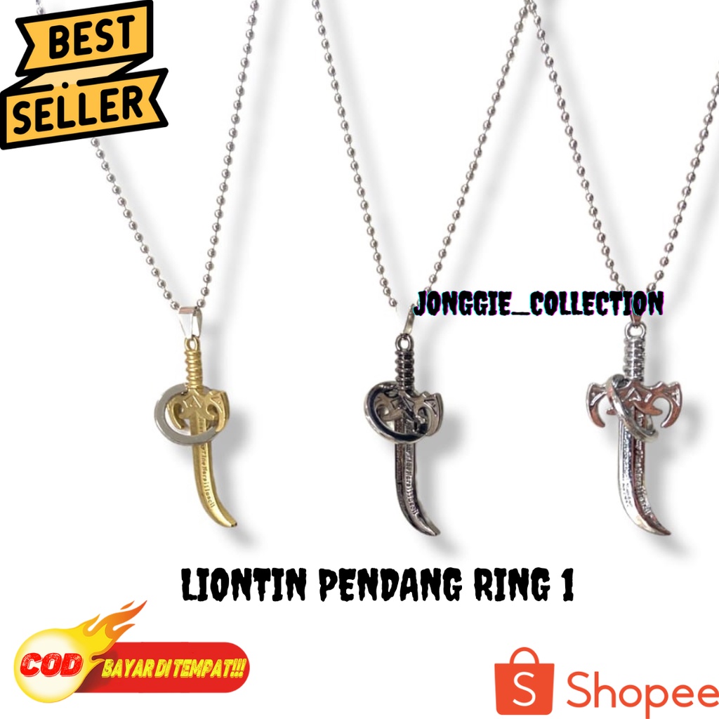 NEW Kalung biji lada Liontin Pendang Ring 1 Kalung Pria Termurah Bisa COD