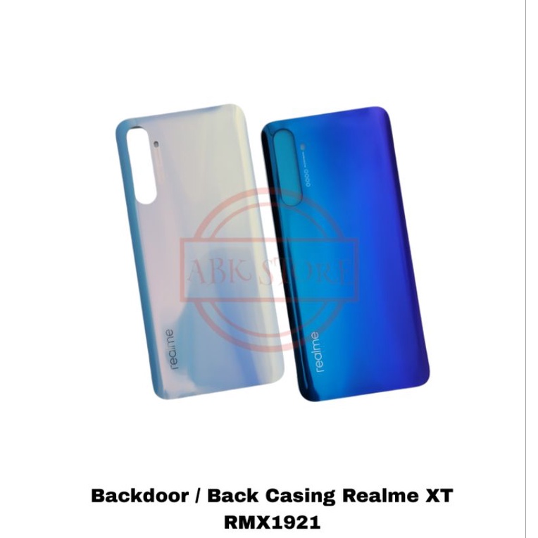 TUTUP BELAKANG BACKDOOR COVER BATERAI BACK GLASS REALME XT