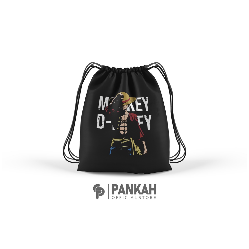 Tas Serut Terlengkap Anti Air / New String Bag Monkey D'Luffy 2