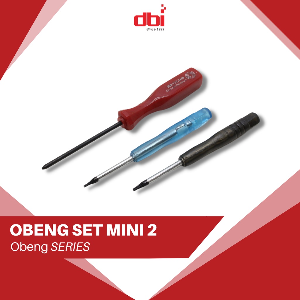 Obeng Set Magnetik Mini T5 T6 Plus + 1.5, 2.0, 3.0, Y3.0, Star 0.8 untuk Perbaikan HP Android Jam Kacamata