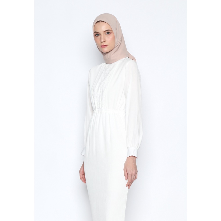VALINO LADIES Gamis Wanita Putih - D-BDEK02-A5