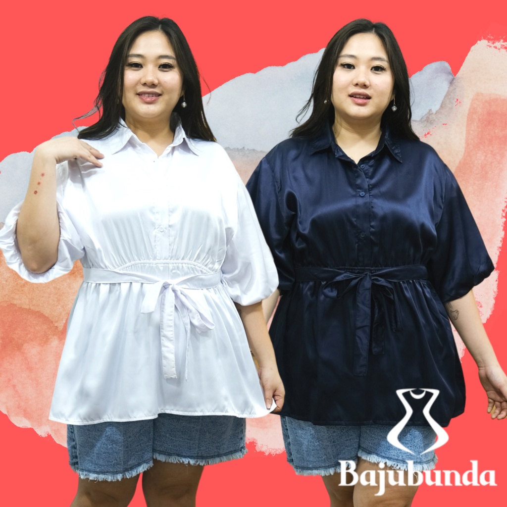 LD 130 Blouse Jumbo Atasan Wanita Big Size Bajubunda GABYPUFF