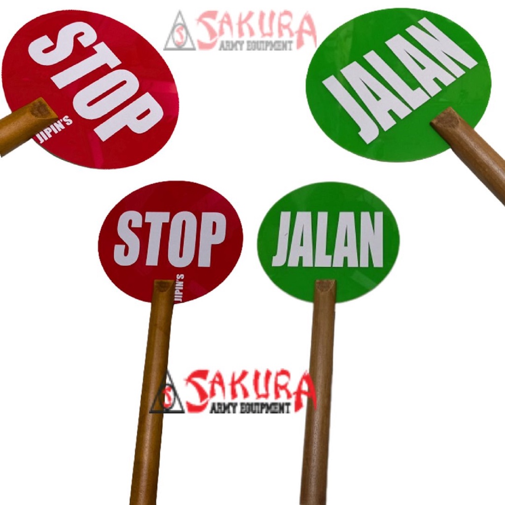 Rambu Stop Safety Tongkat Stop Lalu Lintas Papan Stop Jalan