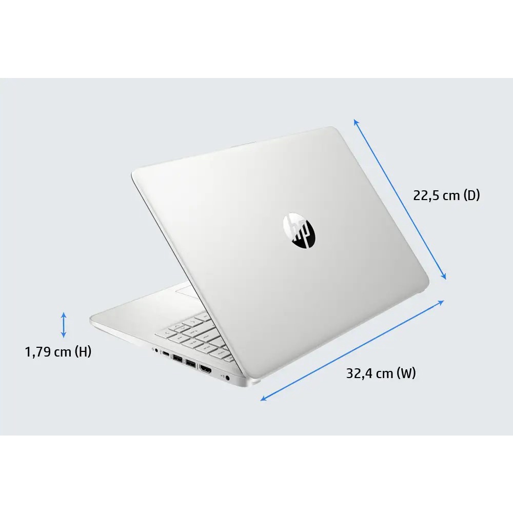 LAPTOP HP 14s em0014AU / RYZEN 3 7320 / RAM 8GB 512GB SSD / 14 INCH FHD / WINDOWS 11 OHS - CICILAN 0%