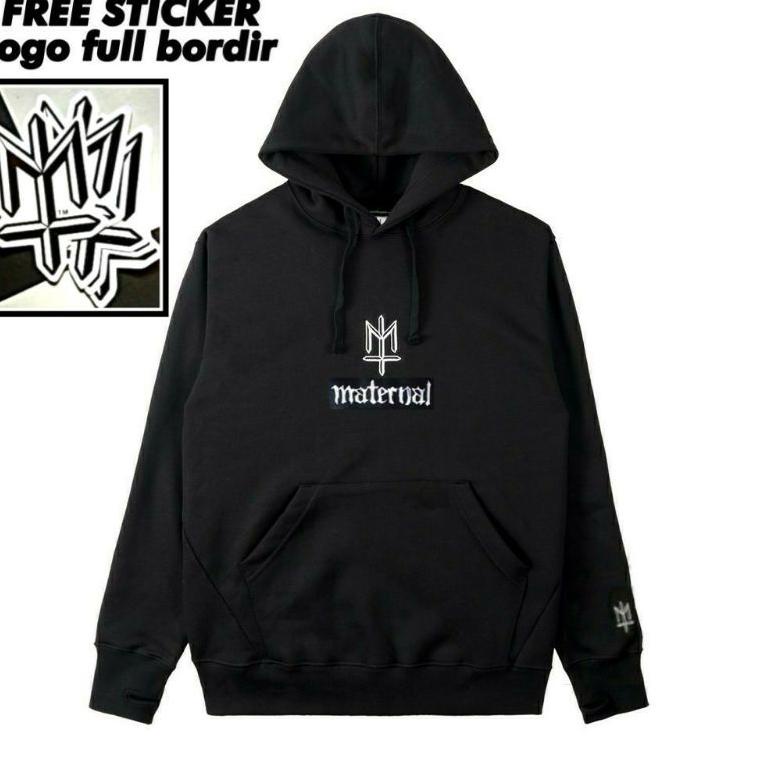 PALING LARIS Jaket Hoodie Maternal Disaster Hitam XXL XL L Jaket Distro