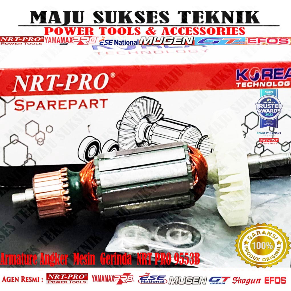 NRT-PRO Armature Angker Grenda Makita 9553B 9553 B / Armature Angker Mesin Gerinda 9553B 9553 B