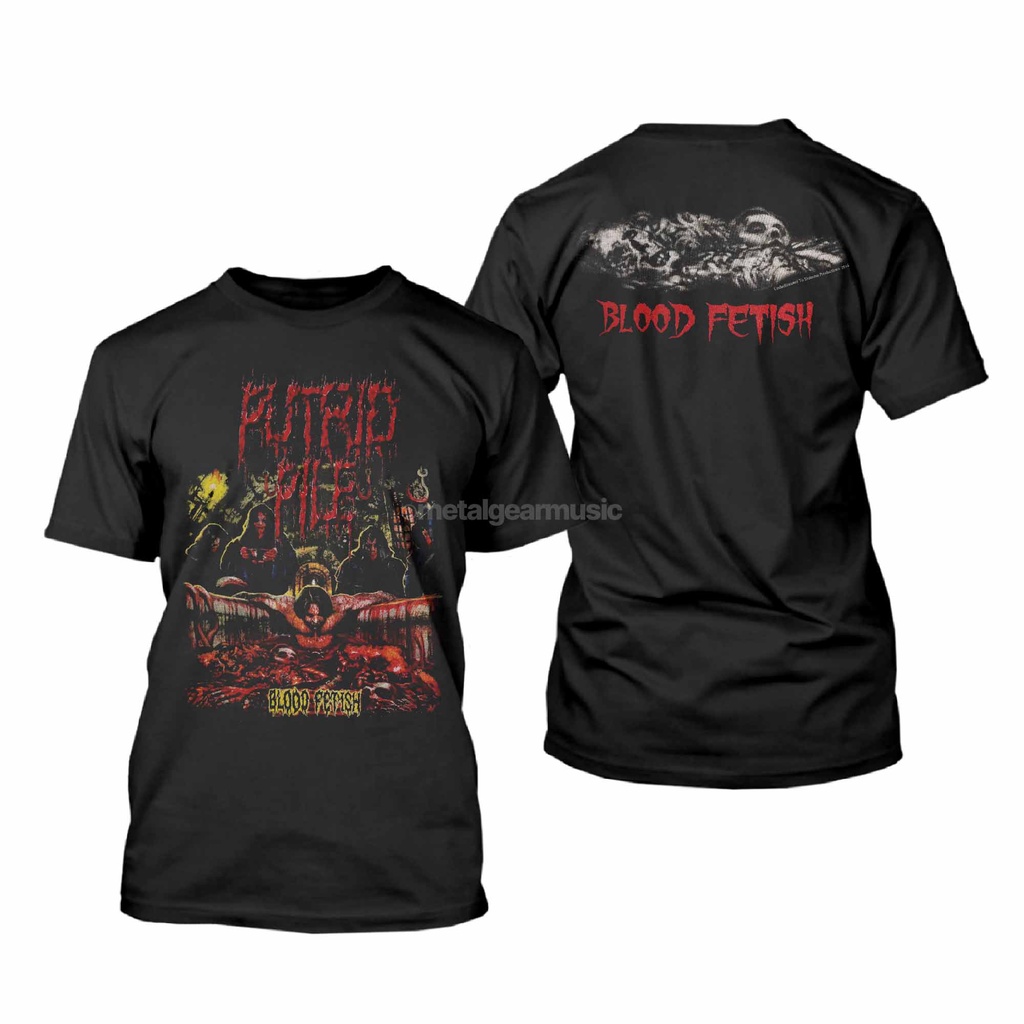 Metalgear Music Original Putrid Pile - Blood Fetish Tshirt Baju Kaos