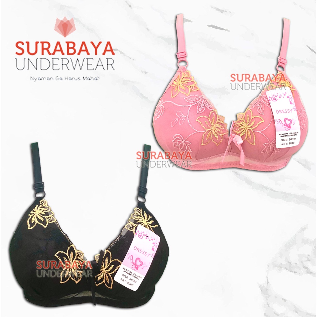 BH/BRA CUP KECIL RENDA BUNGA2 BUSA TIPIS NO KAWAT KAIT 2 SZ 34-38