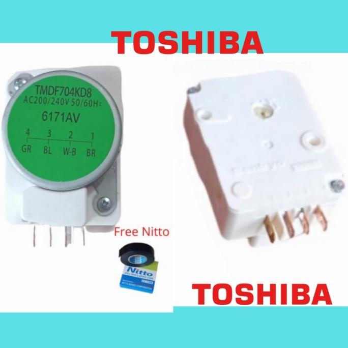 timer defrost kulkas 2 pintu Toshiba original barang sale