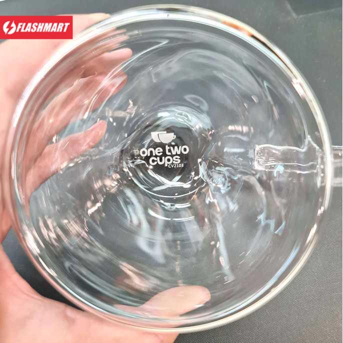 Flashmart Cangkir Kopi Double Wall Glass Love Series 200ml - CV2103l
