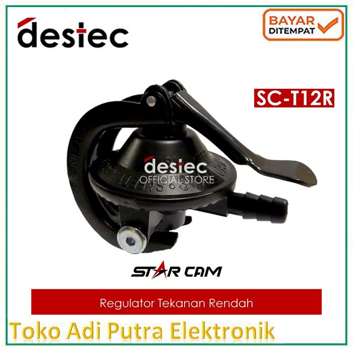 Regulator Pengaman Gas StarCam SC-T12R Tekanan Rendah Garansi