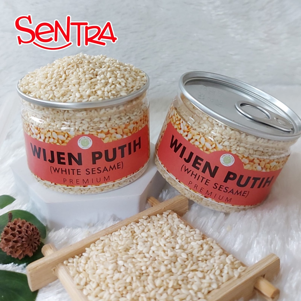 

Wijen Putih || Natural White Sesame Premium Kemasan PET CAN