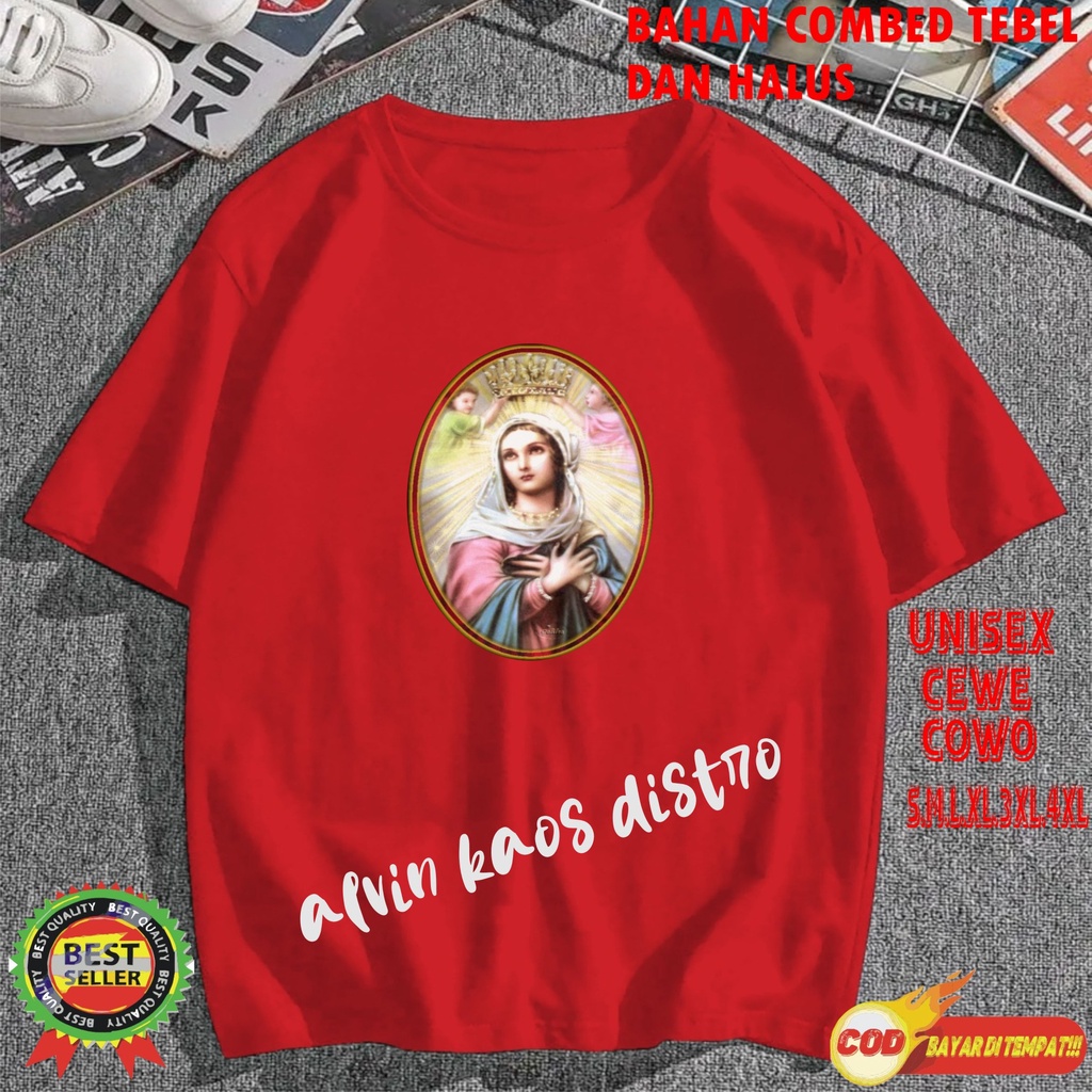 APPS DTF NEW BUNDA MARIA Kaos Pria Distro Hits 2023 Kaos Murah Kaos Kaos Pria Dan Wanita Kaos Rohani Kristen