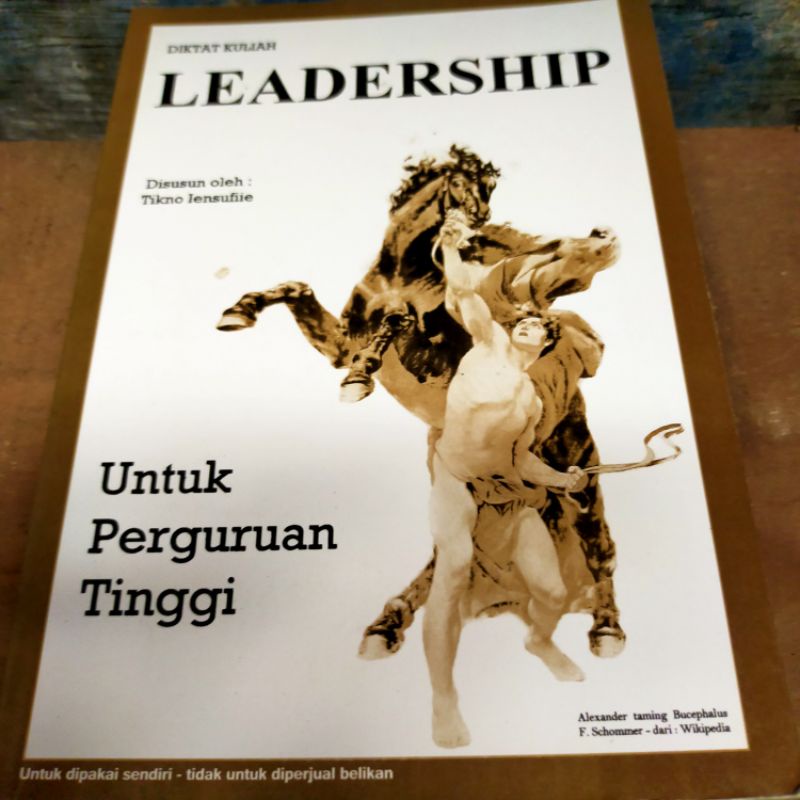

buku judul leadership (untuk perguruan tinggi)