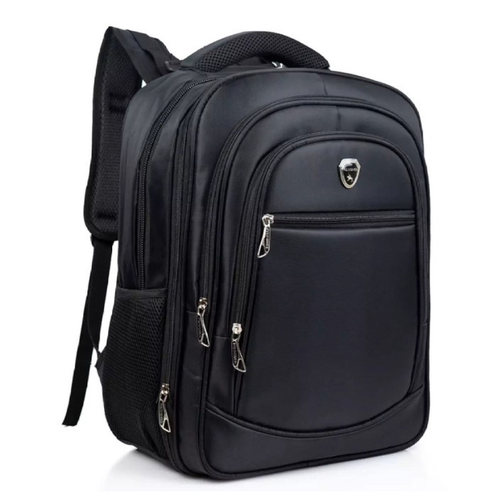 tas ransel  Tas Ransel POLO GIVES Original Import HIgh / Tas Ransel Pria - Hitam(Q7H2) tas ransel pr