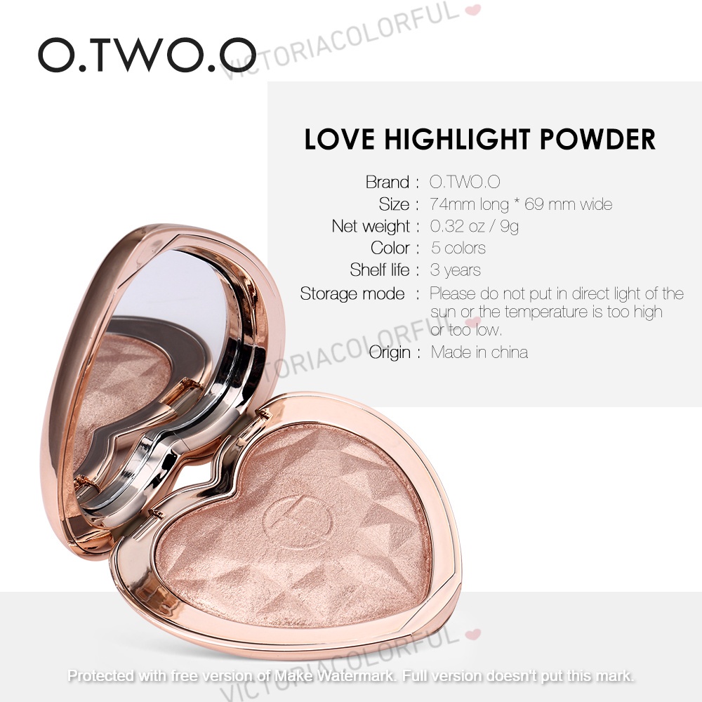 o.two.o~ Eternal Heart Love Highlight Powder Diamond