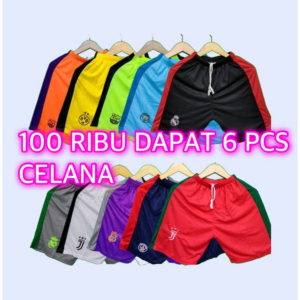 COD PAKET USAHA 100RIBU DAPAT 6 PCS CELANA KOLOR BOLA NEGARA PIALA DUNIA QATAR TERBARU L XL TERMURAH