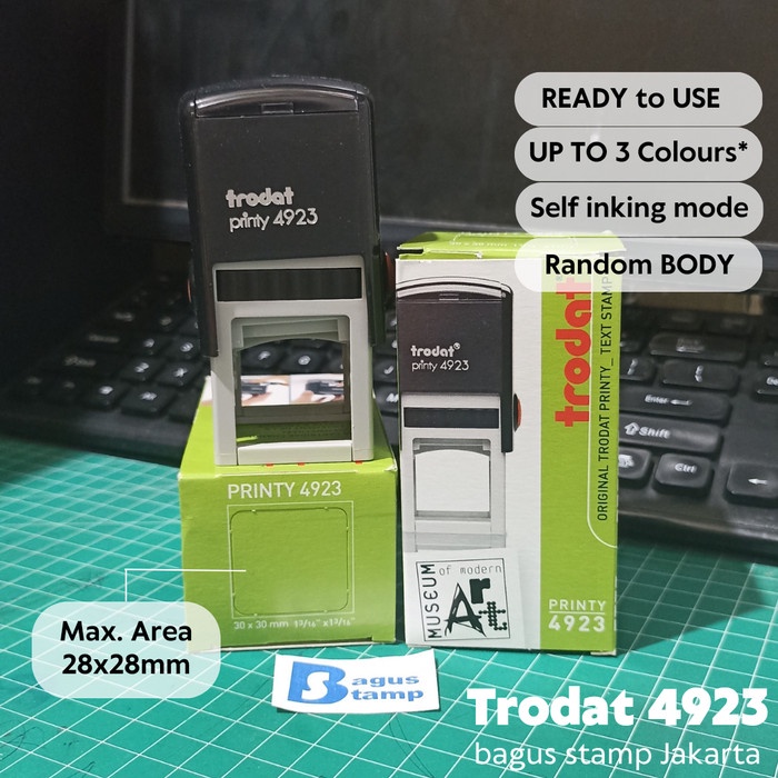 

Terlaris Stempel Warna Otomatis Custom Design Trodat 4923 (Ukuran 29X29 Mm)