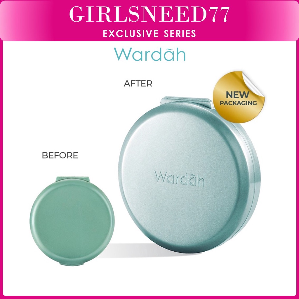 Wardah Refill Exclusive Two Way Cake -Bedak Dengan Tingkat Coverage Tinggi Yang Halus dan Tahan Lama Girlsneed77 Official Store BPOM Kosmetik Medan Cosmetics Beauty Skin Care