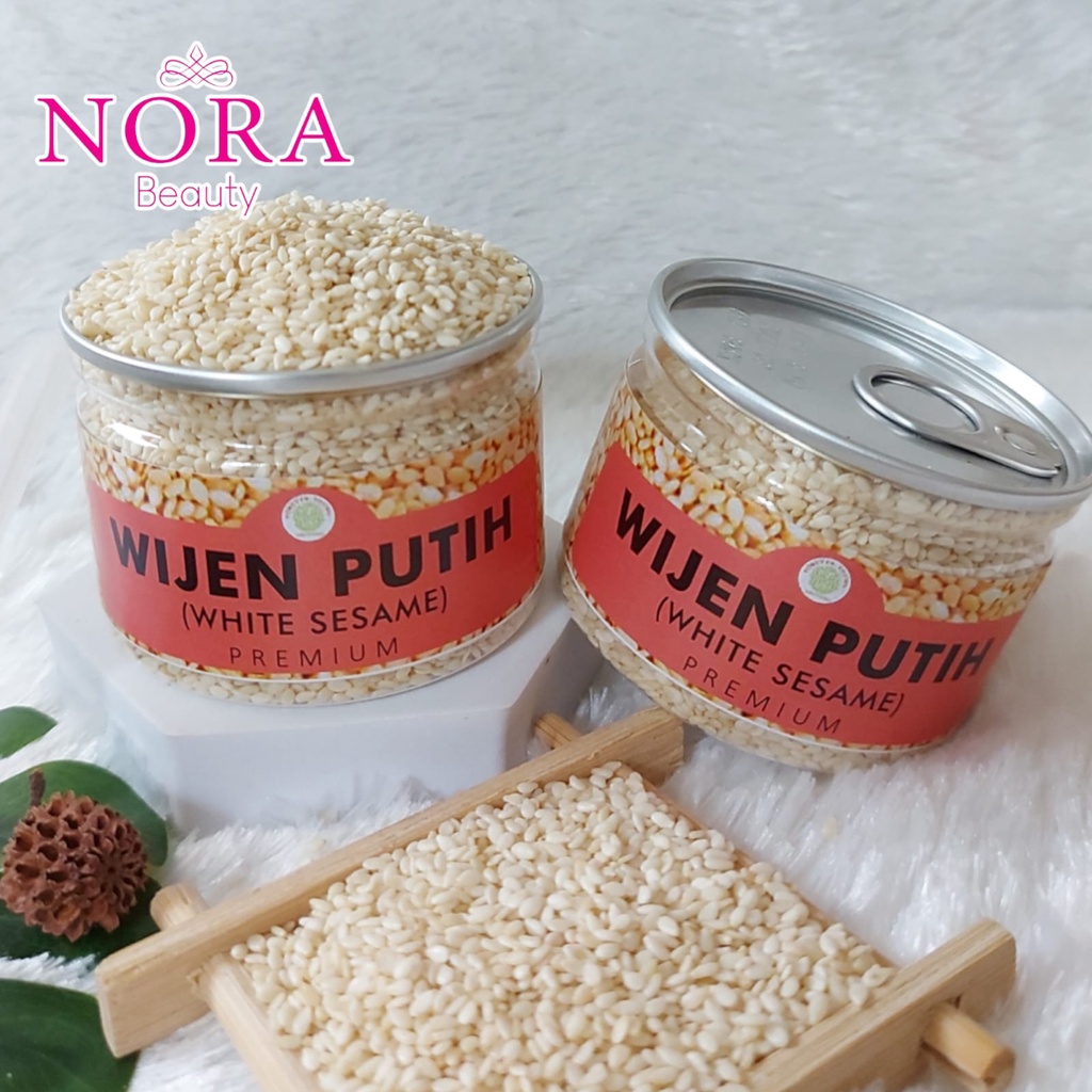 

Wijen Putih (White Sesame) Kemasan CAN Premium //murah