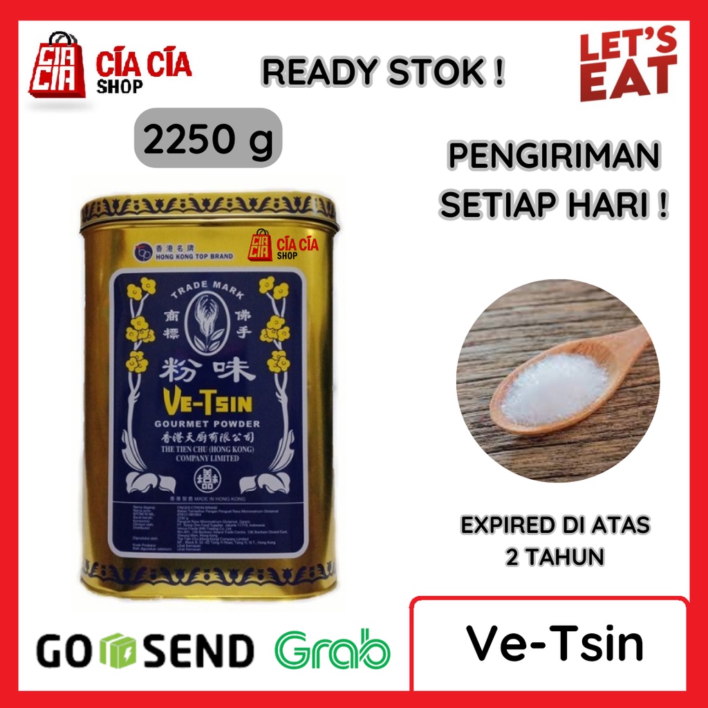 Vetsin Hongkong 2250gr Ve-Tsin Penguat Rasa Gourmet Powder Micin 2250 g