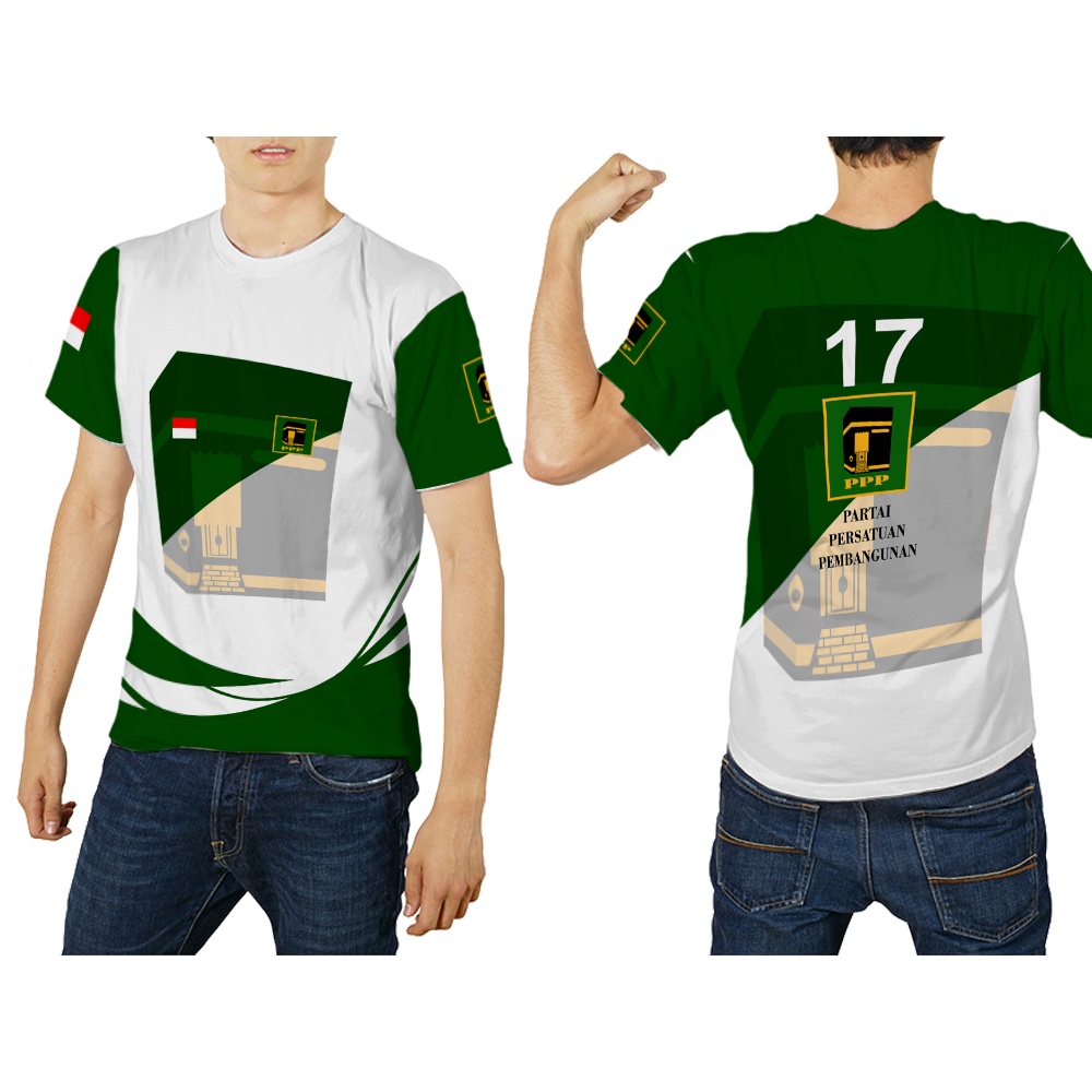 Baju Partai PPP / Kaos PPP / Baju PPP / Baju Partai Persatuan Pembangunan