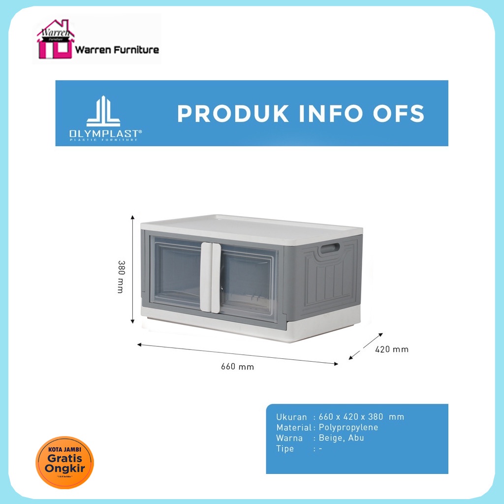 Olymplast Folding Storage / Rak Serbaguna / Box Container Lipat - OFS