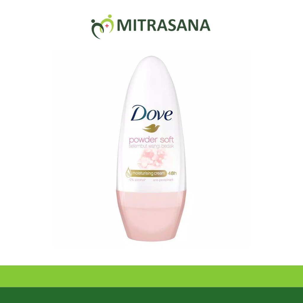 Dove Deodorant Powder Soft 40ml Anti Bakteri